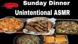 Soft Spoken Voiceover cooked Sunday dinner Unintentional ASMR [upl. by Oivaf478]