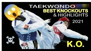 Taekwondo BEST Knockouts amp Highlights [upl. by Cummins]