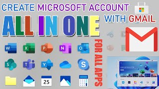 How to Create Microsoft Store Account Microsoft Team Account in Win 10 amp 112021Javed Tech Master [upl. by Ronoh]