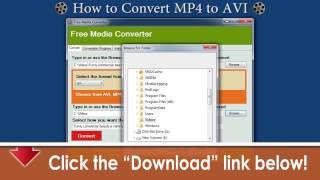 Learn How To Convert MP4 to AVI  Free Download Software [upl. by Thorner]