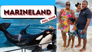 OUR MARINELAND EXPERIENCE  Complete tour of MarineLand Canada  The best rides and attractions [upl. by Oatis]