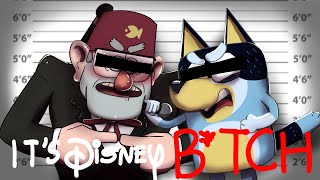 Disney show voice actors cursing but its the actual characters an animation [upl. by Ynohtnakram492]