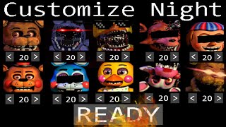 I FINALLY DID IT  FNAF 2 Golden Freddy Mode COMPLETE [upl. by Ahsinuq]