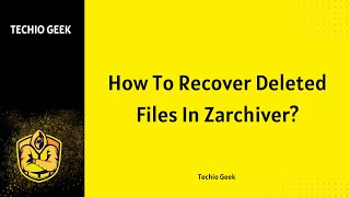 How To Recover Deleted Files In Zarchiver [upl. by Irrab]