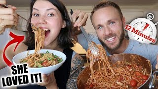 Veggie Protein Pasta amp Vegan Cheesy Crumble 🍝 FAST EASY HEALTHY RECIPE [upl. by Nonnerb555]