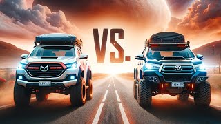 Toyota Hilux vs Mazda BT50 why we chose the MAZDA BT50 [upl. by Eillib383]