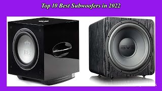 Top 10 Best Subwoofers in 2022  Best Subwoofers [upl. by Leinahtan]