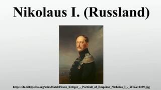 Nikolaus I Russland [upl. by Roselane]