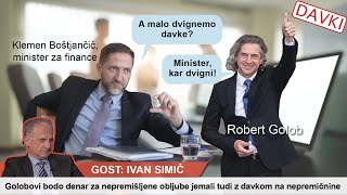 Vroča tema Z Ivanom Simičem o napovedani davčni reformi [upl. by Celio539]