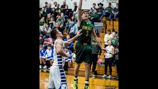 Aberdeen Roncalli Cavs basketball vs Milbank 201415 [upl. by Atsuj]