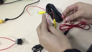 connect Reversing back up camera on Joying android 511 lollipop car head unit radio [upl. by Garceau280]