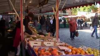 Buxtehude  Wochenmarkt in der Altstadt [upl. by Nesila]