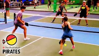 45 Pickleball Young Mixed vs Tournament Champs [upl. by Akitnahs]