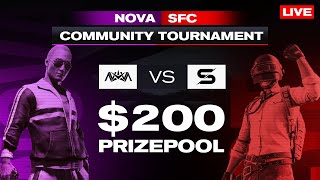 🔴NOVA vs SFC PUBG Mobile Community Tournament [upl. by Furgeson]