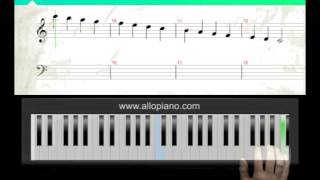 ALLOPIANO  Cours de piano Solfège  Les notes du piano [upl. by Yllor957]