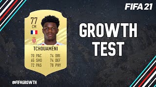 Aurelien Tchouameni Growth Test FIFA 21 Career Mode [upl. by Yt521]