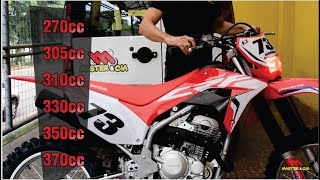 CRF 250F Melhorias de performance  Cilindrada  Comando  Cabeçote [upl. by Ainesell]