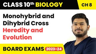 Monohybrid and Dihybrid Cross  Heredity and Evolution  Class 10 Science Chapter 8 [upl. by Auhs919]