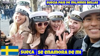 conociendo SUECIA  ESTOCOLMO pais de MUJERES BELLAS una sueca se enamora de mi COMICO LUCKY [upl. by Eceined]