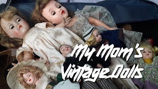 Exploring My Moms 1950s Doll Collection feat Mom  A World Before Barbie  Elyse Explosion [upl. by Sabba600]