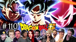 GOKU ULTRA INSTINCT🔥🔥 GOKU UI VS JIREN ⚡ REACTION MASHUP🐲Dragon Ball Super Episode 110 ドラゴンボール [upl. by Wilburt396]