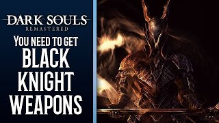 You NEED A Black Knight Weapon Dark Souls  How to get Black Knight Sword Greatsword Halberd [upl. by Lelah123]