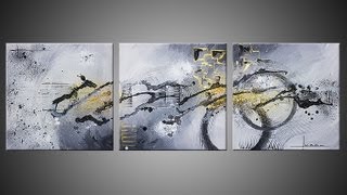 Abstract acrylic painting demo video  Ulex Minor by John Beckley [upl. by Aicilana]