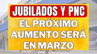 AUMENTO en MARZO 2024  Jubilados  PNC y PUAM ✚ BONO en Enero y Febrero para la minima [upl. by Alian646]