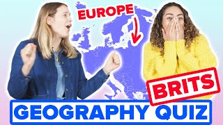 Brits Try To Label A Map Of Europe [upl. by Osnola]