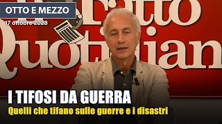 Marco Travaglio e Lucio Caracciolo a Otto e Mezzo sullospedale rifugio di Gaza [upl. by Tnafni512]