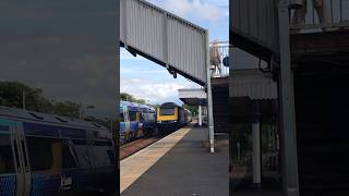 Scotrail hst class 43 passing dalmeny scotrail train trainspotting shorts like subscribe [upl. by Pega]