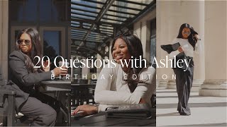 20 Questions with Ashley Special Birthday Edition  Get to Know the Face Behind Cloth amp Paper [upl. by Stefania]