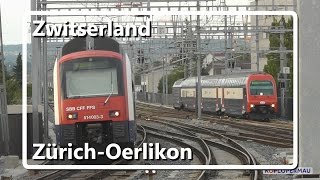 Züge am Zürich Oerlikon  Swiss Train Compilation [upl. by Acirfa]