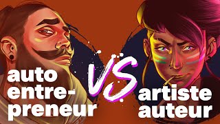 Artiste Auteur VS autoentrepreneur  Quel est le meilleur statut pour un créatif freelance [upl. by Oza]