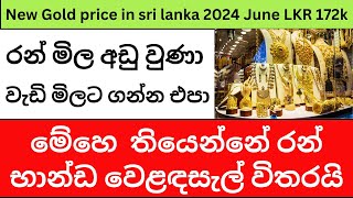 🇱🇰වැඩි මිලට රත්තරන් ගන්න එපා  New gold pricecolombo gold street in 2024 sale [upl. by Millard323]