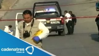 Policías de Ciudad Juárez abaten a delincuente tras balacera y persecución [upl. by Fredrick]