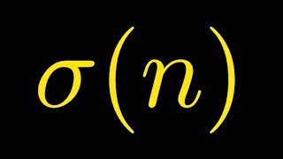 Distribution of Primes 7 The DivisorSum Function sigman [upl. by Durer496]