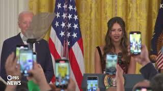 Jessica Alba and Joe Biden full remarks [upl. by Nahgam]