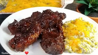 BEST COUNTRY STYLE BBQ PORK RIBS You Will Ever Have  Oven Easy❤ [upl. by Carole]