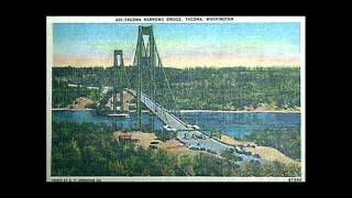 Tacoma Narrows Bridge quotGalloping Gertiequot 1940 [upl. by Atiragram]