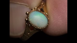 How to polish an opal while still set in jewelry [upl. by Hortensia847]