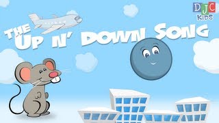 The Up N Down Song  Featuring the Bouncing Ball  A Fun Cartoon for Kids [upl. by Eliott]