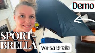 DEMO amp Review on SportBrella Vera’sBrella From Amazon [upl. by Hayyifas515]