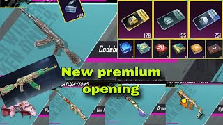 new premium crate opening pubg mobile  AKM from premium  new crate opening pubg mobile [upl. by Diahann]