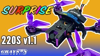 Eachine Wizard 220s V11 ARF  FPV Racer Drone For Noobsish  Unboxing [upl. by Enomis234]