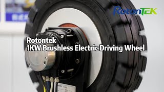 Rotontek 1KW Brushless Electric Driving Wheel DL1000 1 29 [upl. by Lluj]