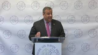 Christie Announces Opioid Crisis Policy Plan [upl. by Murry]