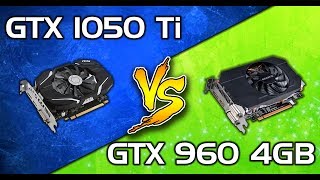 GTX 1050 Ti vs GTX 960  Ryzen R5 1400  Comparison [upl. by Hallsy]