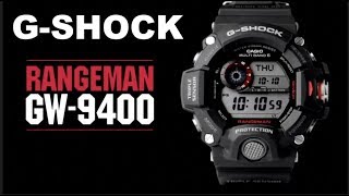 Casio GSHOCK Master Of G Triple Sensor Rangeman GW94001 Unboxing amp Review [upl. by Nnyre]