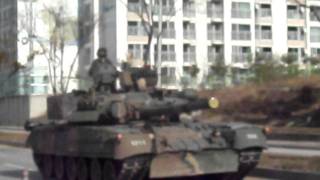 Republic of South Korea tanks in convoy  Hwacheon South Korea [upl. by Clotilda]